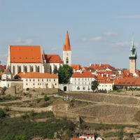 Znojmo - pohled na Mikulášský kostel